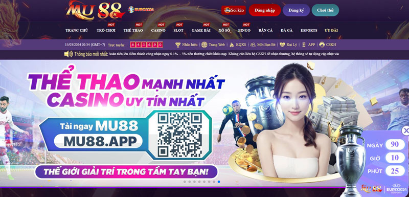 Tham gia game online Mu88 chơi cùng bạn bè