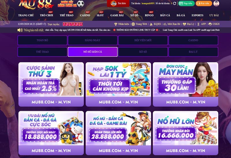 Mu88 tặng 100k cho người chơi mới 